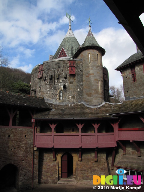 SX13445 Castle Coch towers